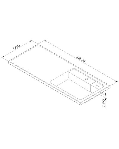 Раковина AM.PM X-Joy 120 R M85AWPR1201WG на стиральную машину Белая