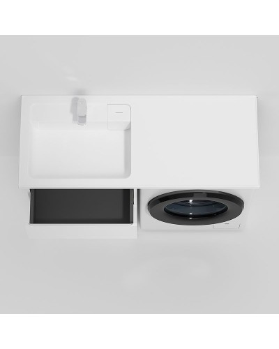 Раковина AM.PM X-Joy 120 L M85AWPL1201WG на стиральную машину Белая