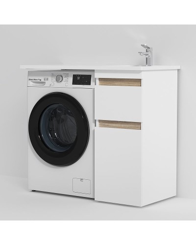 Раковина AM.PM X-Joy 100 R M85AWPR1001WG на стиральную машину Белая