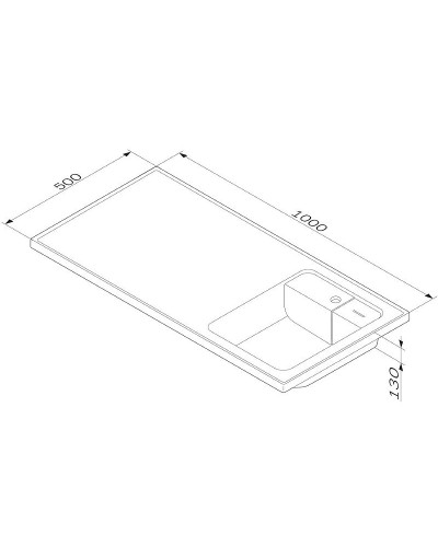 Раковина AM.PM X-Joy 100 R M85AWPR1001WG на стиральную машину Белая