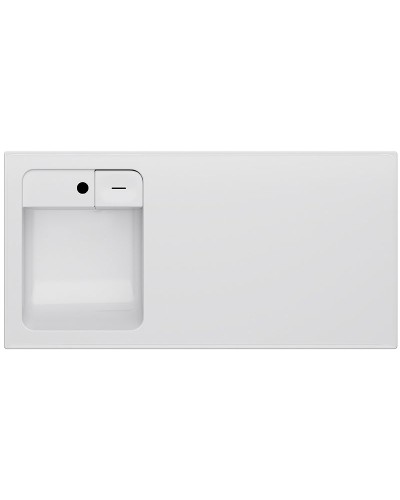 Раковина AM.PM X-Joy 100 L M85AWPL1001WG на стиральную машину Белая