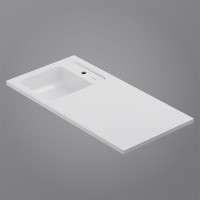 Раковина AM.PM X-Joy 100 L M85AWPL1001WG на стиральную машину Белая