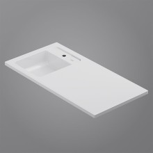 Раковина AM.PM X-Joy 100 L M85AWPL1001WG на стиральную машину Белая