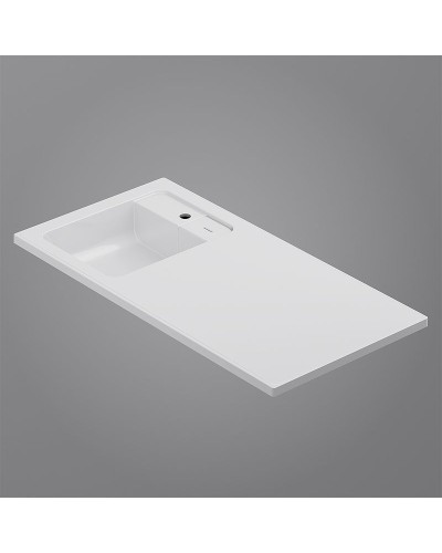 Раковина AM.PM X-Joy 100 L M85AWPL1001WG на стиральную машину Белая