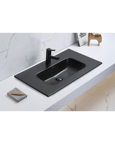 Раковина CeramaLux NC 61 9060MMB Черная матовая