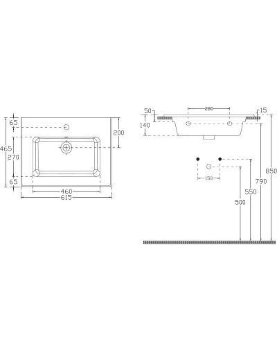 Раковина Allen Brau Fantasy 62 4.11023.20 Белая