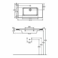 Раковина Allen Brau Fantasy 82 4.11025.20 Белая