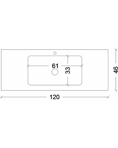 Раковина Boheme Armadi Art Vallessi 120 838-120-WG Белый глянец
