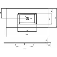 Раковина Boheme Armadi Art Monaco 100 852-100-GF Золото поталь