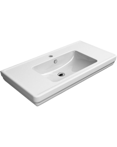 Раковина GSI Classic 105 8723111 белая глянцевая