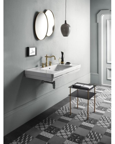 Раковина GSI Classic 105 8723111 белая глянцевая