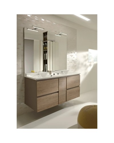 Подвесная раковина-столешница с отверстиями для встраиваемых смесителей 140 см Jacob Delafon Soprano EXJ122-00