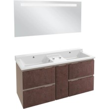 Подвесная раковина-столешница с отверстиями для встраиваемых смесителей 140 см Jacob Delafon Soprano EXJ122-00