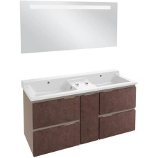 Подвесная раковина-столешница с отверстиями для встраиваемых смесителей 140 см Jacob Delafon Soprano EXJ122-00