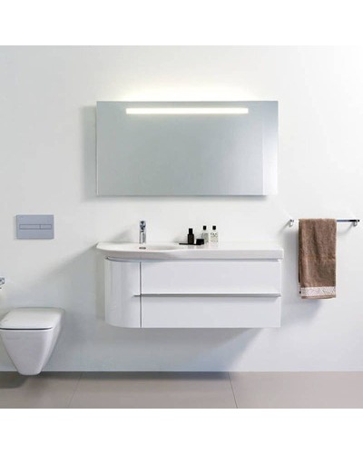 Раковина Laufen Palace New 120 L 8.1670.6.000.104.1 Белая