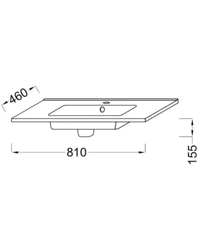 Раковина Jacob Delafon Ola 80 EXTA112-00 Белая