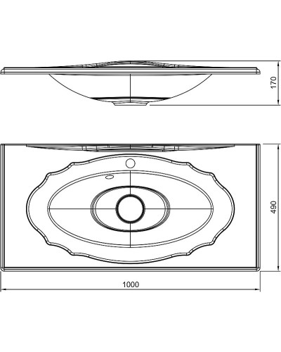 Раковина Florentina Гармония 100 10.030.01000.001 Белая