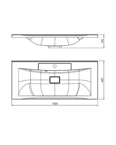 Раковина Florentina Прима 100 10.010.01000.001 Белая