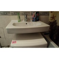 Раковина Пилот 60х60 см с креплением, сифоном и кронштейном Santek 1.WH30.1.971