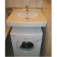 Раковина Пилот 60х60 см с креплением, сифоном и кронштейном Santek 1.WH30.1.971