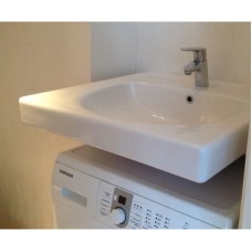 Раковина Пилот 60х60 см с креплением, сифоном и кронштейном Santek 1.WH30.1.971