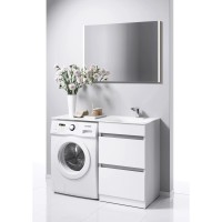 Раковина над стиральной машиной 115х50 см Aqwella Forma FOR.11.04.D-R