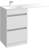 Раковина над стиральной машиной 115х50 см Aqwella Forma FOR.11.04.D-L