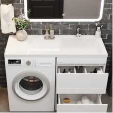 Раковина над стиральной машиной 120х48 см Onika Kamilla ФЦ-00001870