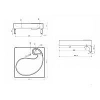 Раковина для ванной над стиральной машиной Uperwood Comforty (60x60 см, черная матовая)
