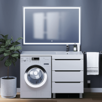 Раковина над стиральной машиной Uperwood Cosmos (120 см, правая)