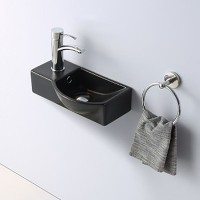 Раковина CeramaLux 40 7947ARMB Черная