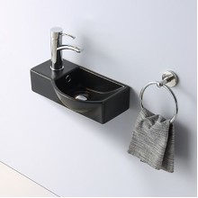 Раковина CeramaLux 40 7947ARMB Черная