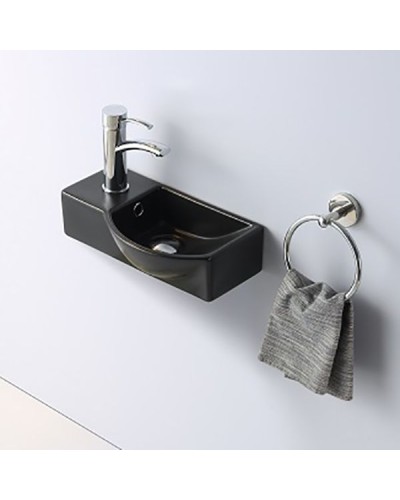 Раковина CeramaLux 40 7947ARMB Черная