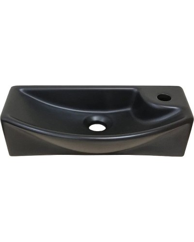 Раковина SantiLine SL-2013LMB 46 Черная матовая