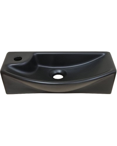 Раковина SantiLine SL-2013RMB 46 Черная матовая