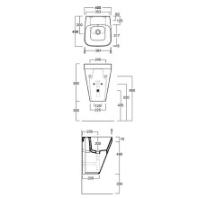 Раковина Simas Baden Baden 40 BB13bix1 Белая