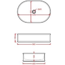 Раковина-чаша Artceram Atelier 60 ATL002 01 00 Белая