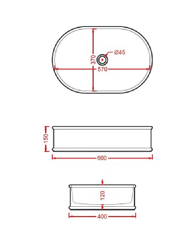 Раковина-чаша Artceram Atelier 60 ATL002 01 00 Белая