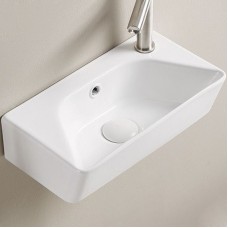 Раковина CeramaLux 40 78578L Белая глянцевая