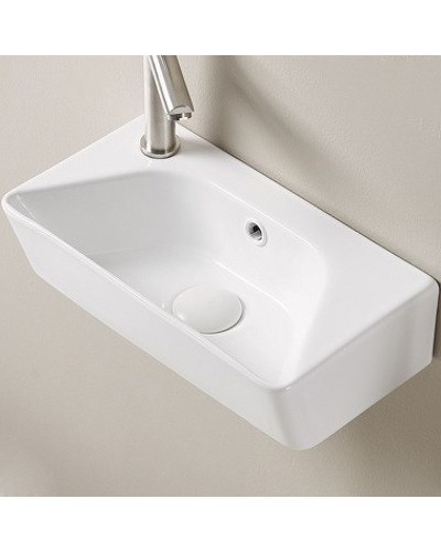 Раковина CeramaLux 40 78578R Белая глянцевая