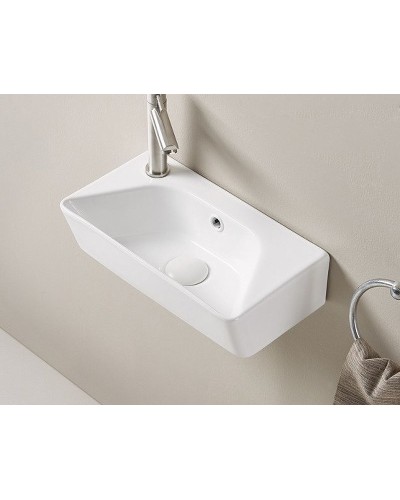 Раковина CeramaLux 40 78578R Белая глянцевая