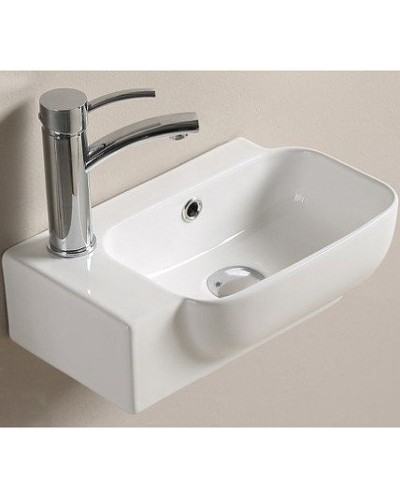 Раковина CeramaLux 40 78580R Белая глянцевая