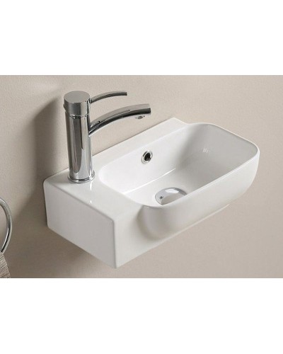 Раковина CeramaLux 40 78580R Белая глянцевая