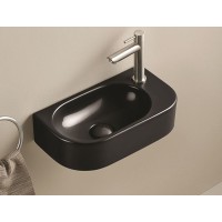 Раковина CeramaLux 40 78204LB Черная глянцевая