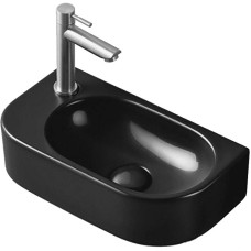 Раковина CeramaLux 40 78204RB Черная глянцевая