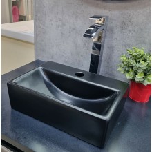 Раковина CeramaLux 36 9135-1MB Черная матовая