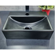 Раковина CeramaLux 36 9135-1MB Черная матовая