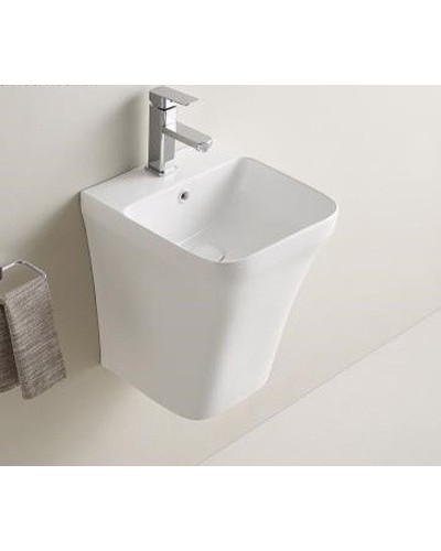 Раковина CeramaLux 36 500P Белая глянцевая