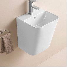 Раковина CeramaLux 38 500Q Белая глянцевая