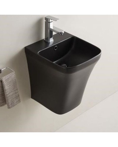 Раковина CeramaLux 36 500PMB Черная матовая